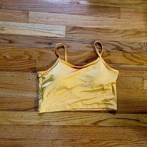 Klassy Network Cropped Orange Tank